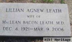 Lillian Boswell Agnew Leath