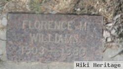 Florence M Williams