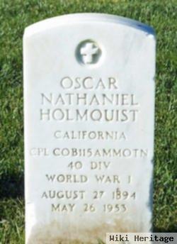 Corp Oscar Nathaniel Holmquist