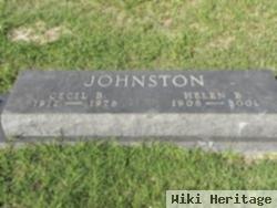 Cecil Bobby Johnston