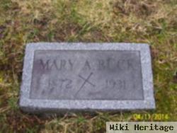 Mary A Buck