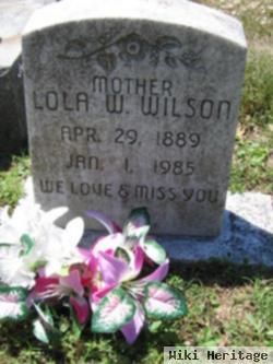 Lola Wilson Wilson