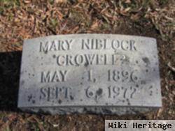 Mary Niblock Crowell