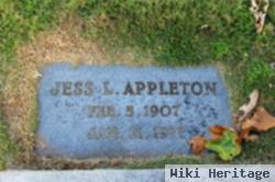 Jesse L "jess" Appleton