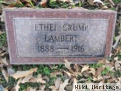 Ethel Elizabeth Crump Lambert