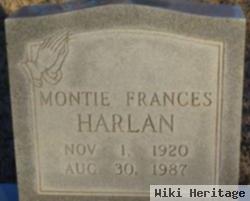 Montie Frances Harlan