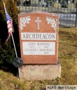 John Manning Archdeacon