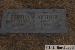 Bertha W Arthur
