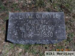 Jennie O. Doyle Heading