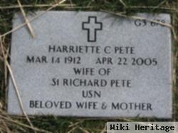 Harriette C Pete