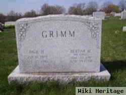 Bertha M. Cassel Grimm