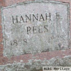 Hannah E Rees