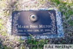 Marie Foss Milton