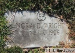 Nora D Wright