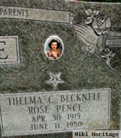 Thelma Corrine Becknell Rose Pence