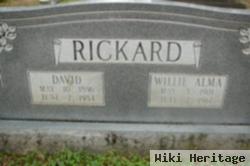 Willie Alma Rickard