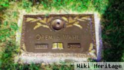 Orem F. Wahl