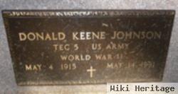 Donald Keene Johnson