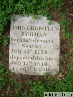 John Christian Lehman