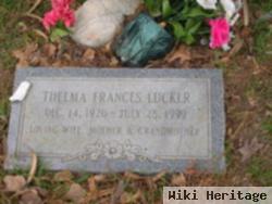 Thelma Frances Lucker