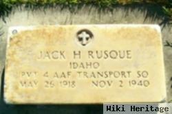 John Henry "jack" Rusque