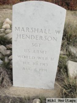 Marshall W. Henderson