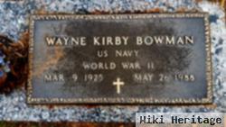 Wayne Kirby Bowman