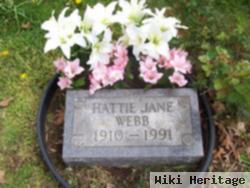 Hattie Jane Chasteen Webb