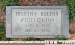 Diletha "letha" Bolton Whittington