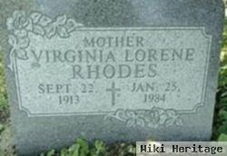 Virginia Lorene Rhodes