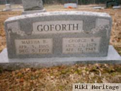 Martha B Goforth