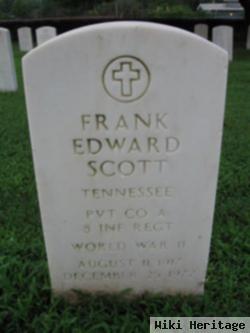 Pvt Frank Edward Scott