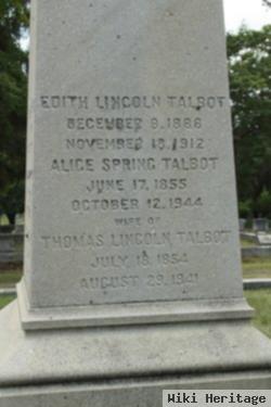 Edith Lincoln Talbot