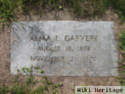 Alma E. Gafvert