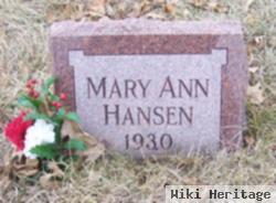 Mary Ann Hansen