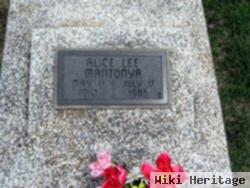 Alice Lee Pierson Mantonya