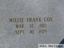 Willie Frank Cox