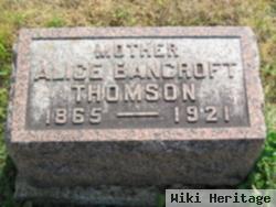 Alice Loraine Bancroft Thomson