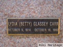 Lydia Glassey "betty" Carr
