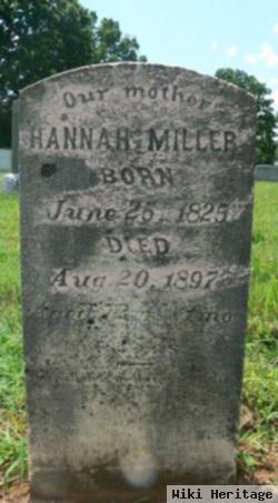 Hannah A Garber Miller