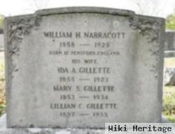 Ida A. Gillette Narracott