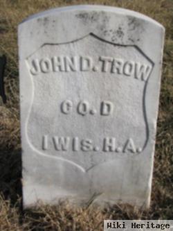 Pvt John D. Trow