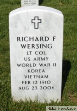 Ltc Richard F. Wersing