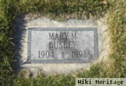 Mary M Busbey