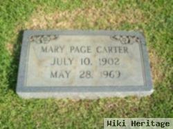 Mary Page Franklin Carter