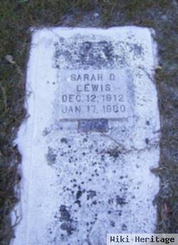 Sarah D. Lewis