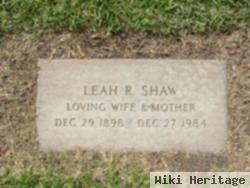 Leah R. Shaw