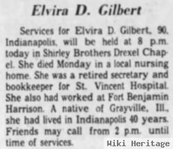 Elvira D. Gilbert