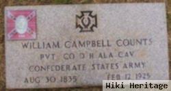 Pvt William Campbell Counts