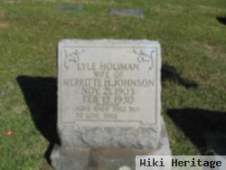 Lyle Holiman Johnson